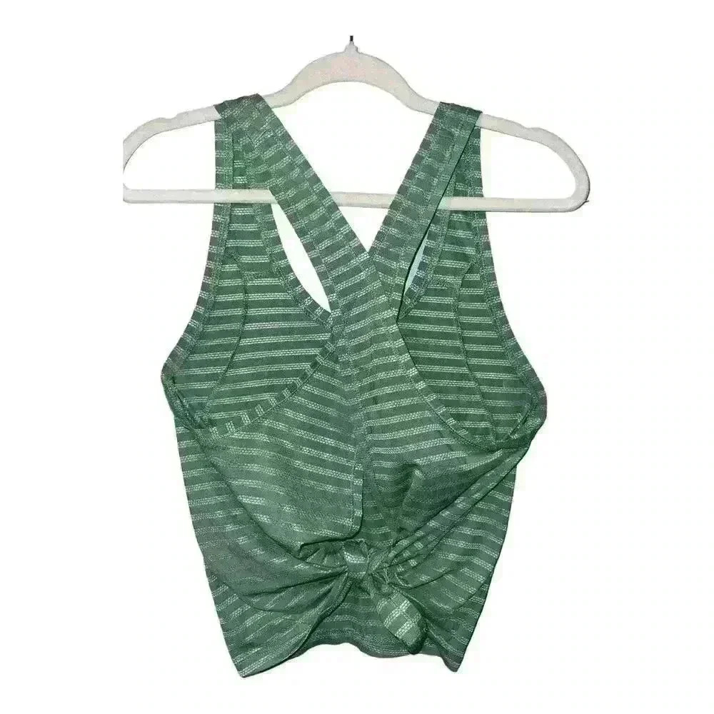 Zyia Active Split Back Green Tank Tank, Medium (Est.) - Picture 8 of 10